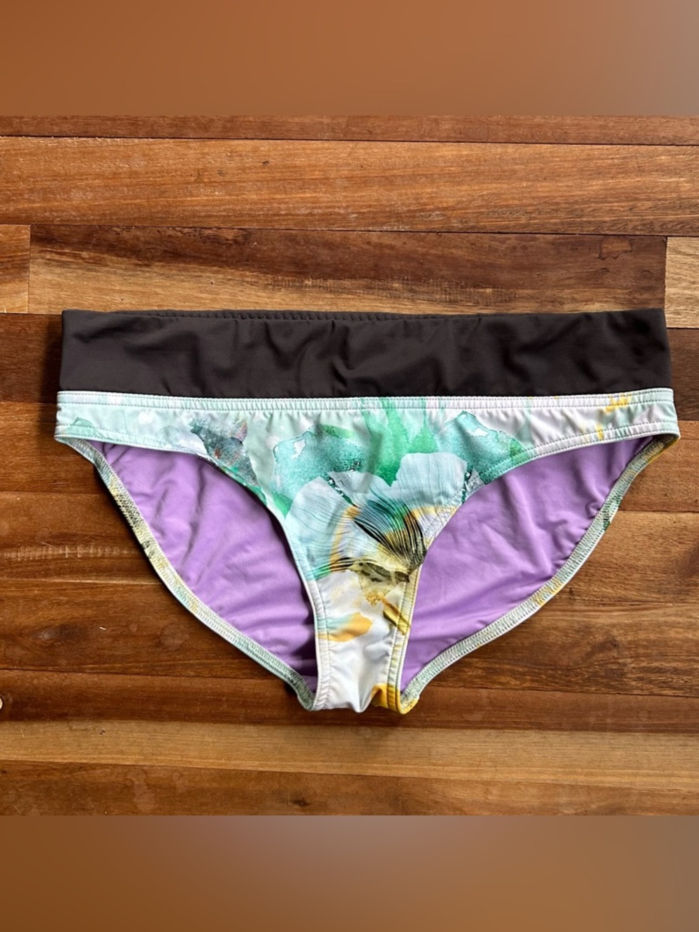 Helly Hansen Hydropower Bikini Bottom in Mint, Lilac & Charcoal